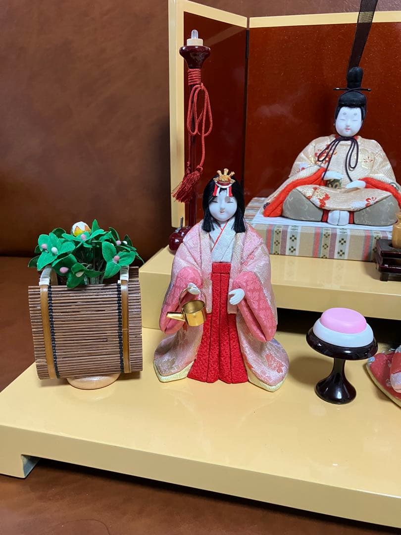 雛人形セット 東京　久月　真多呂作　二段　ひな祭り　石膏