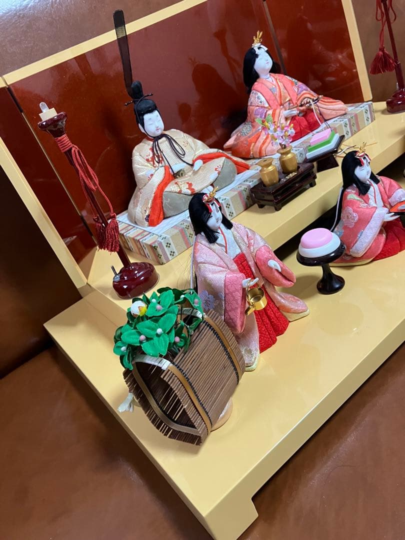 雛人形セット 東京　久月　真多呂作　二段　ひな祭り　石膏
