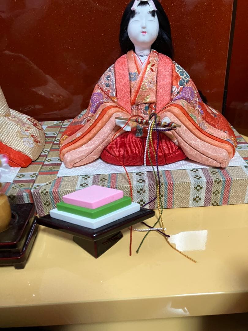 雛人形セット 東京　久月　真多呂作　二段　ひな祭り　石膏