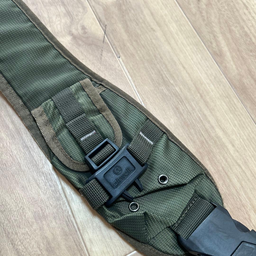 old airwalk エアウォークメッセンジャーバッグ　古着　90s カーキ