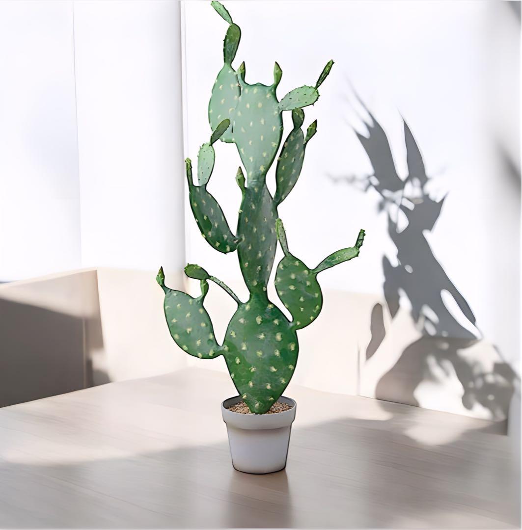 光触媒　人工観葉植物　ウォールグリーン　フェイクグリーン　ウチワサボテンz