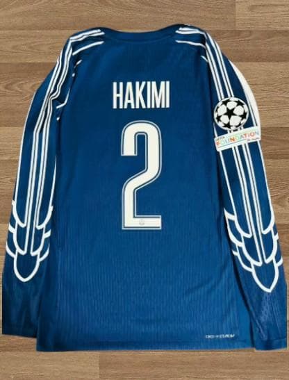 24/25 パリ・サンジェルマン アウェイ 2番 ハキミ 長袖ユニフォーム