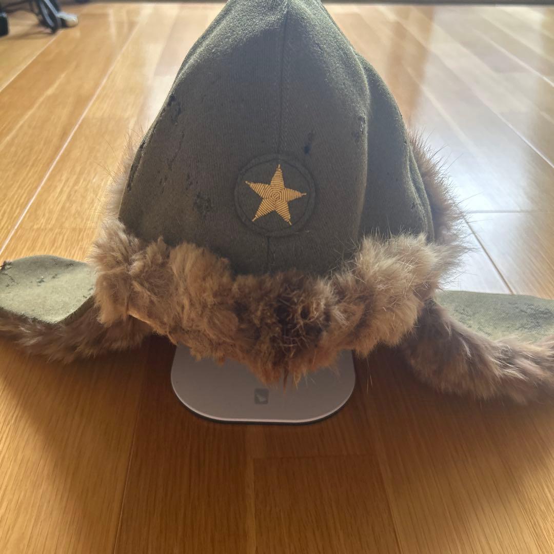 日本軍　防寒帽　実物