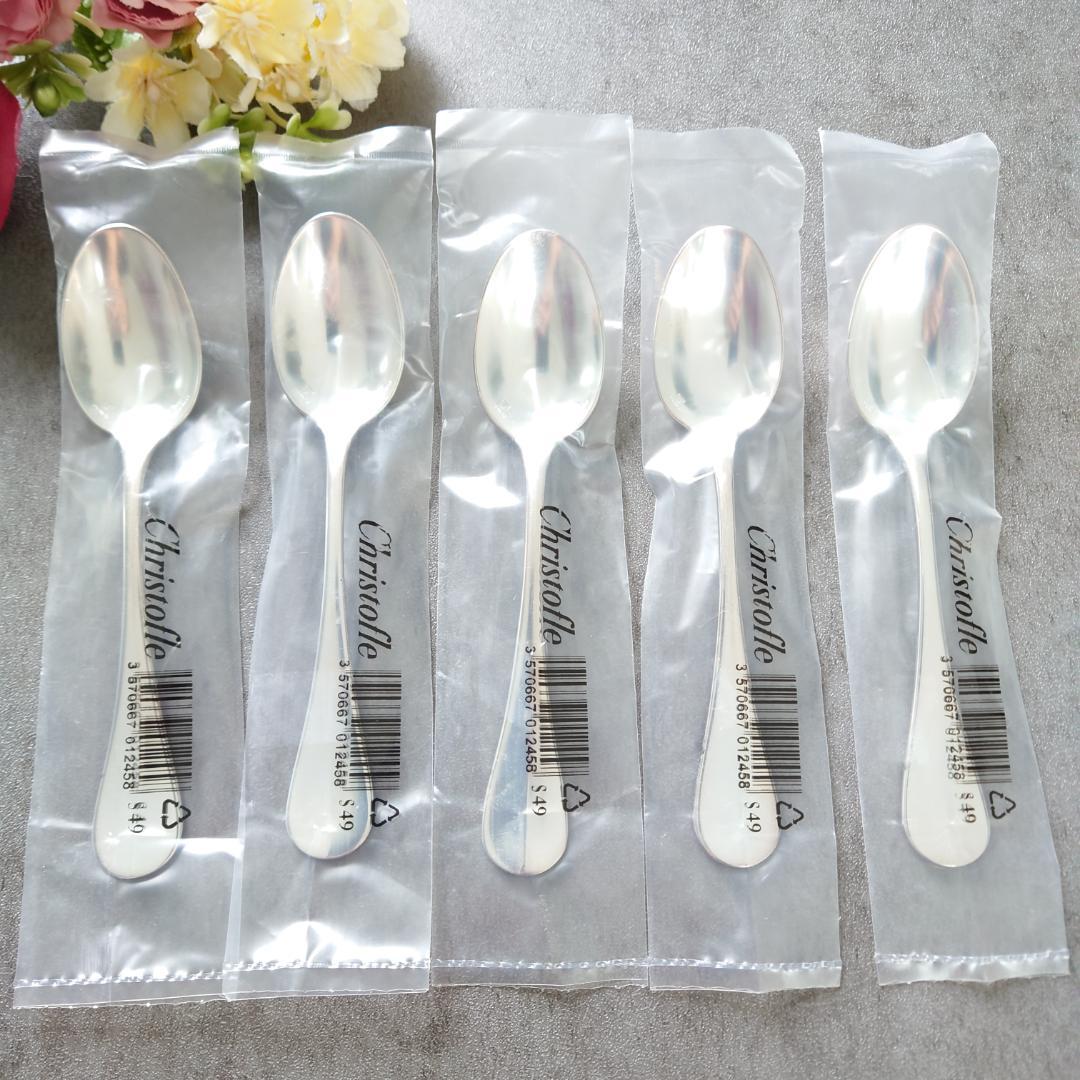 クリストフル フィデリオ 未開封 コーヒースプーン 5点