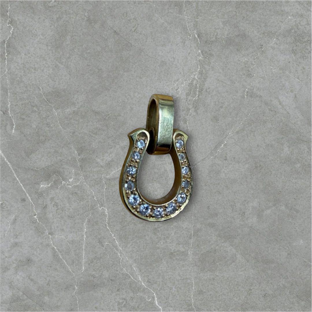 クロムハーツ10k ゴールドCHROME 馬蹄型ペンダント　シンパシーオブソウル