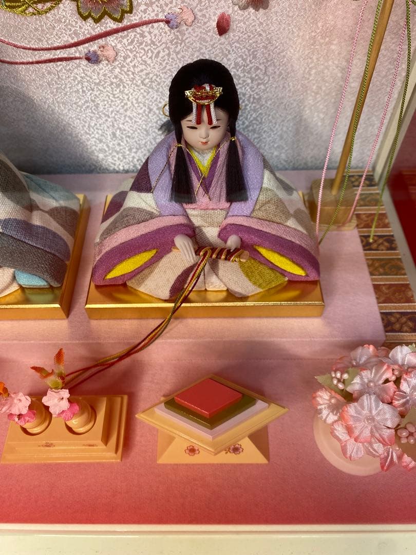 木目込み人形　アクリルケース入・ひなろこ　工房ゆうき