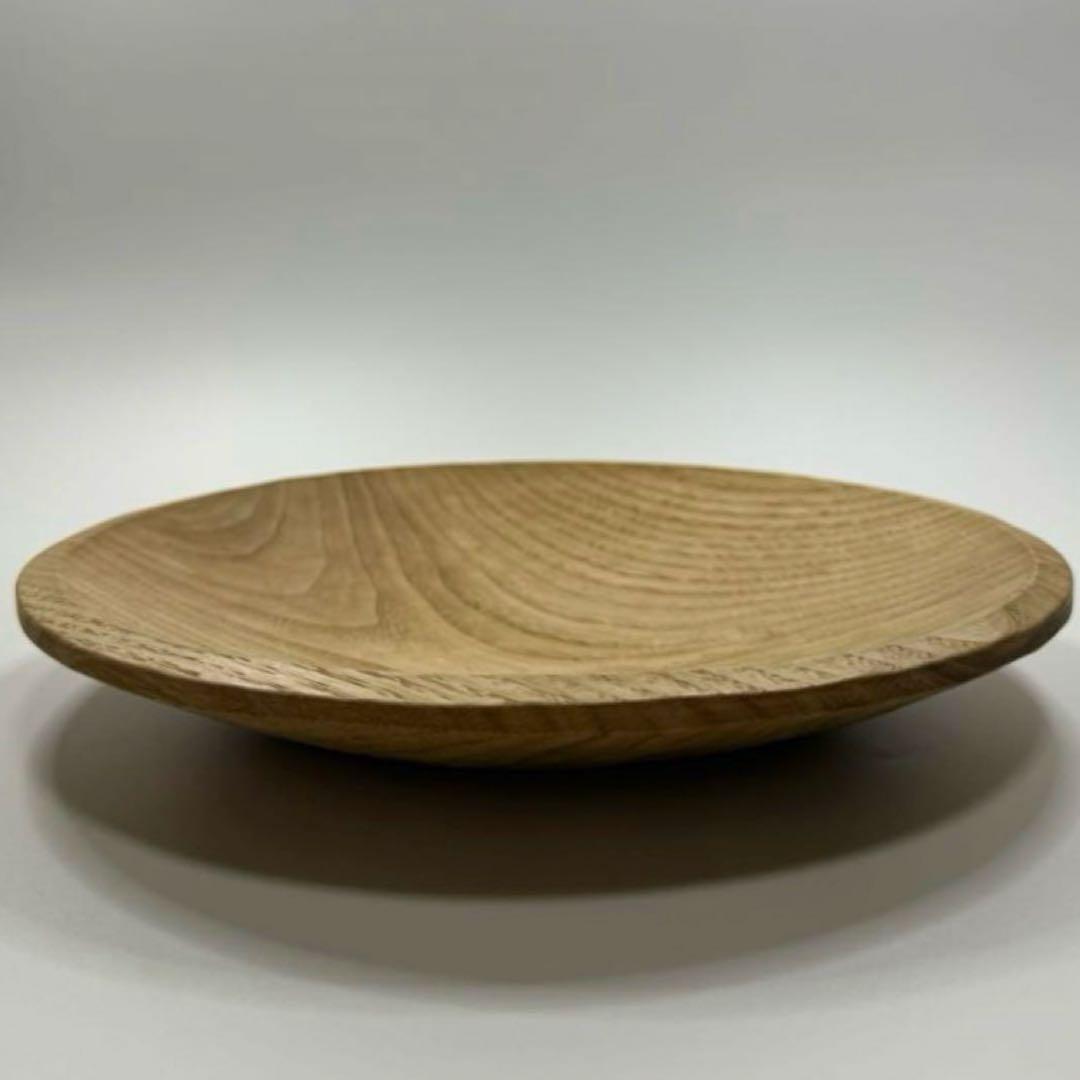 【ユタカ】木製プレート 舟形40cm& 木製ボウル 26cm
