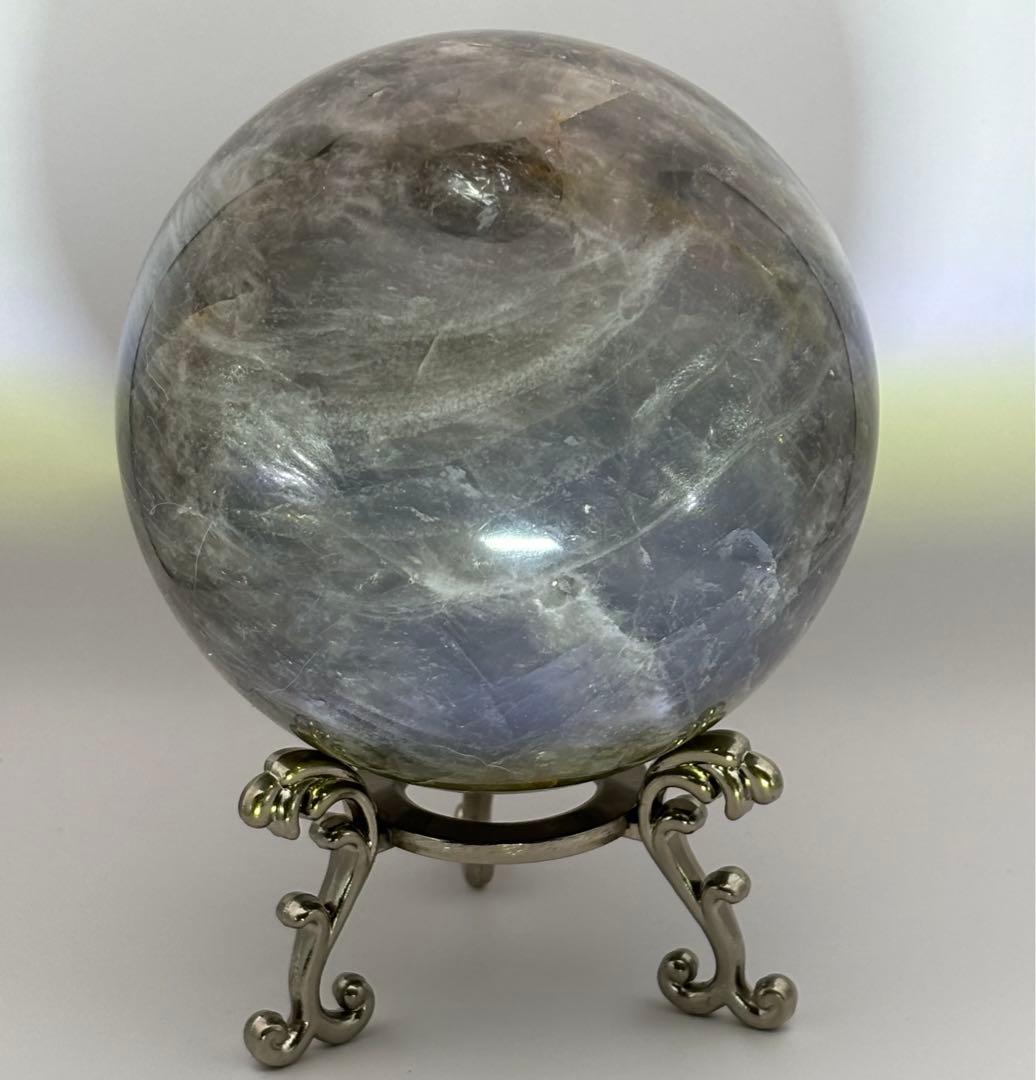 希少大玉！ブルーローズクォーツ＊9.3cm大玉スフィア＊パワーストーン天然石