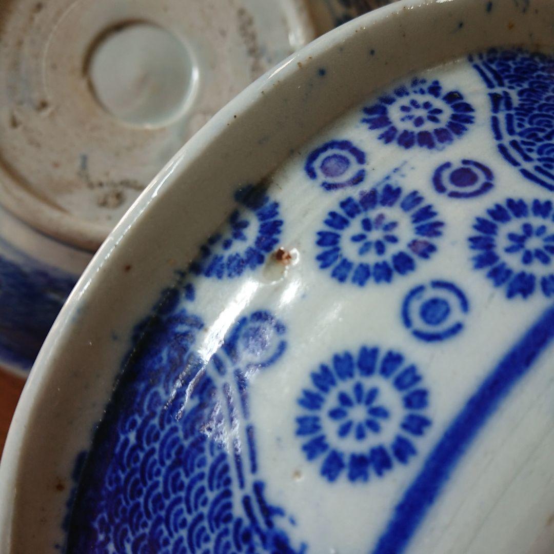 ぴょんぴょん 兎 骨董 印判 中鉢 うさぎ /古伊万里 古道具 暮らしの手帖 皿