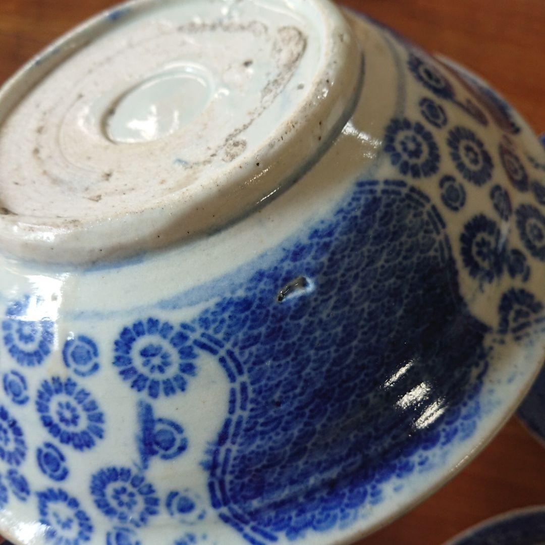 ぴょんぴょん 兎 骨董 印判 中鉢 うさぎ /古伊万里 古道具 暮らしの手帖 皿