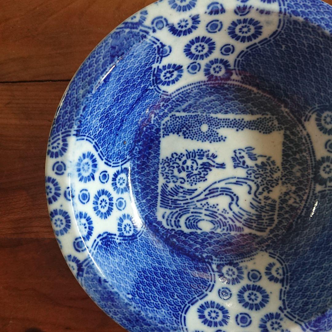 ぴょんぴょん 兎 骨董 印判 中鉢 うさぎ /古伊万里 古道具 暮らしの手帖 皿