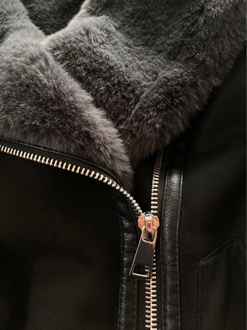 かおりん！ZARA フェイクファーダブルフェイスジャケット　moussy