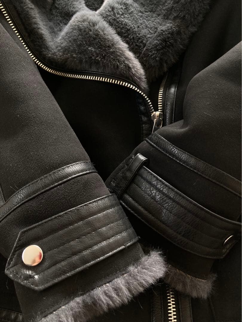 かおりん！ZARA フェイクファーダブルフェイスジャケット　moussy