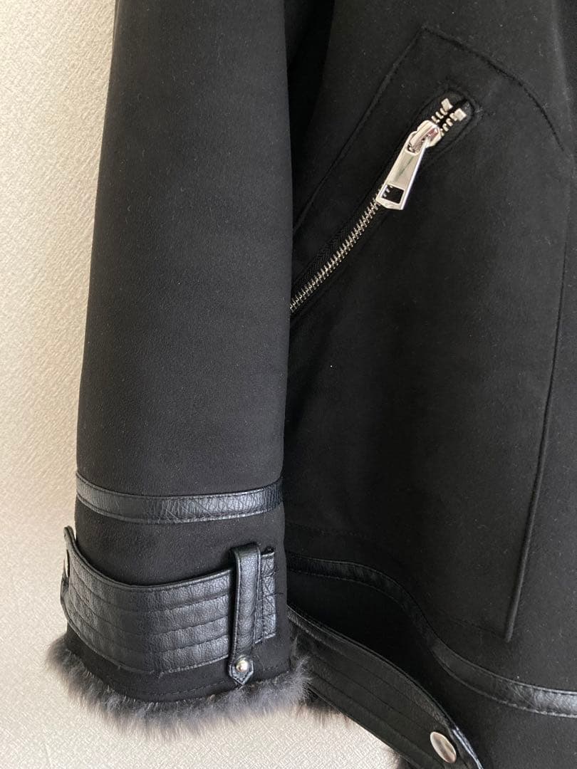 かおりん！ZARA フェイクファーダブルフェイスジャケット　moussy