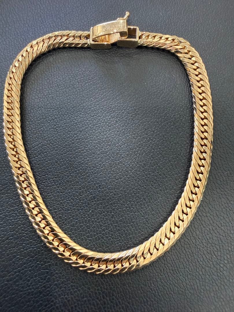 K18 喜平 ブレスレット 12面 トリプル 18金 約12.02g