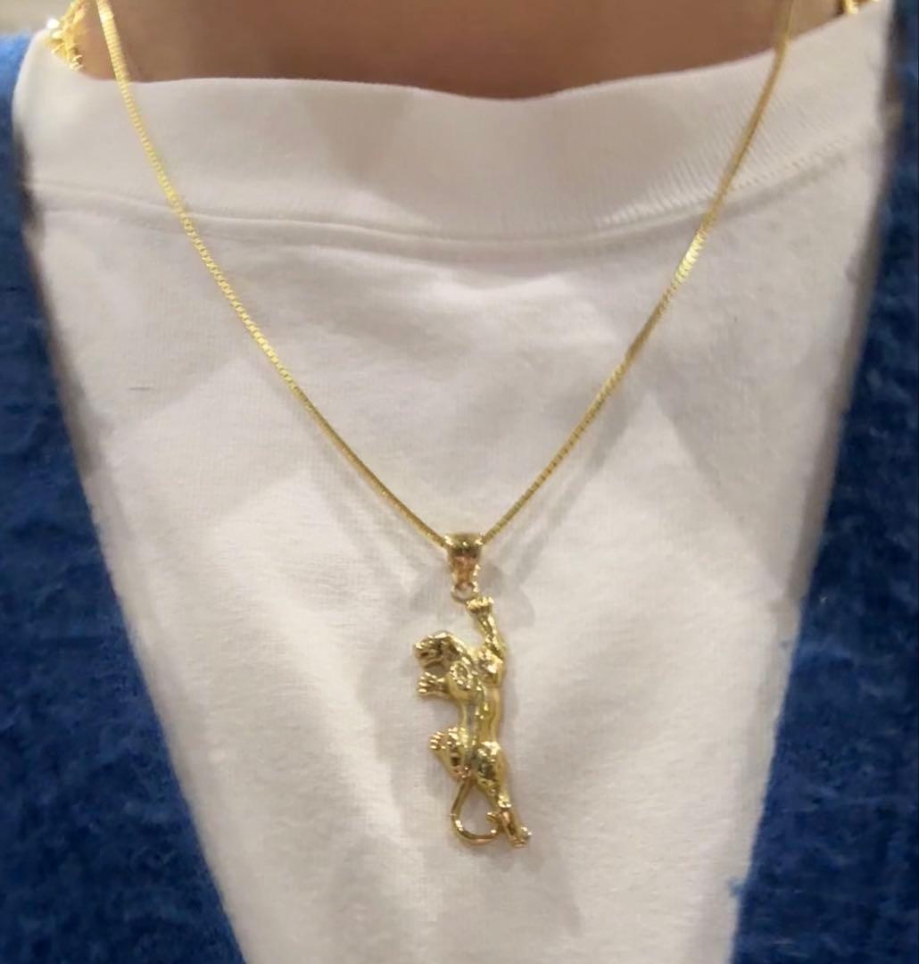 K10 1.8g パンサー　トップ　pendant ペンダント　necklace