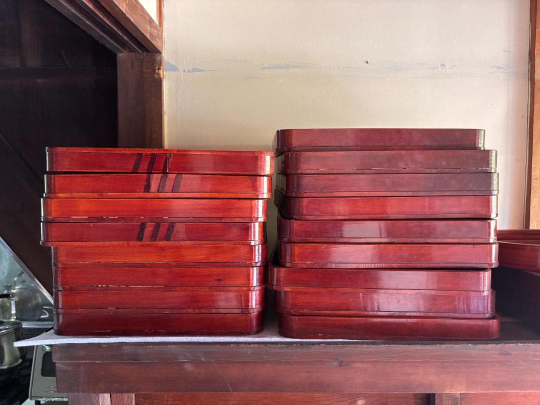 お盆　レトロ ビンテージ アンティーク　昭和