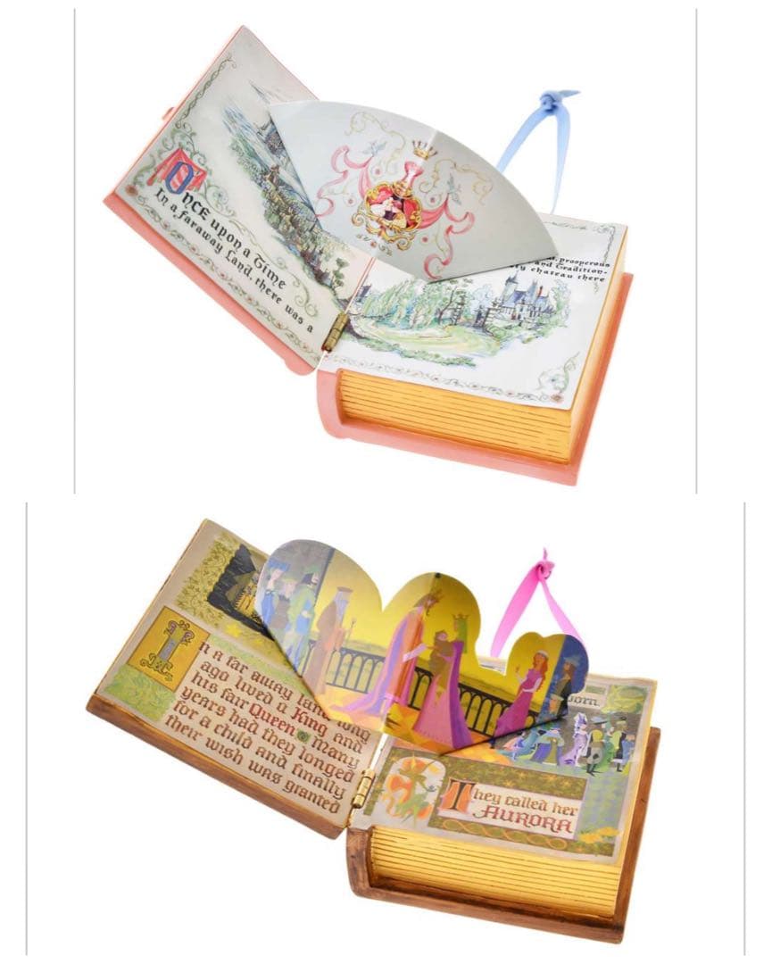 ディズニーストアオーナメントポップアップミュージック シンデレラ 眠れる森の美女