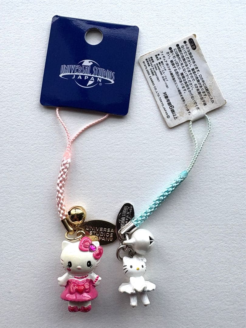 【USJ】ハローキティ ストラップ 2個セット