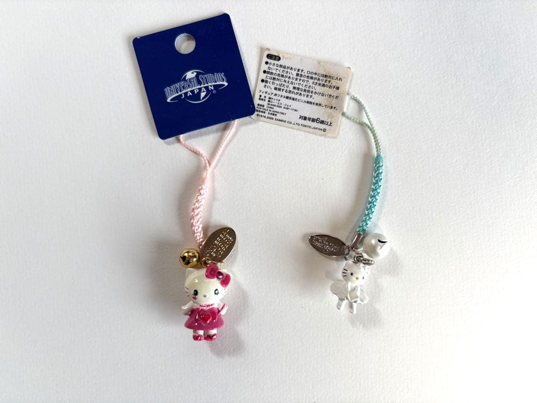 【USJ】ハローキティ ストラップ 2個セット