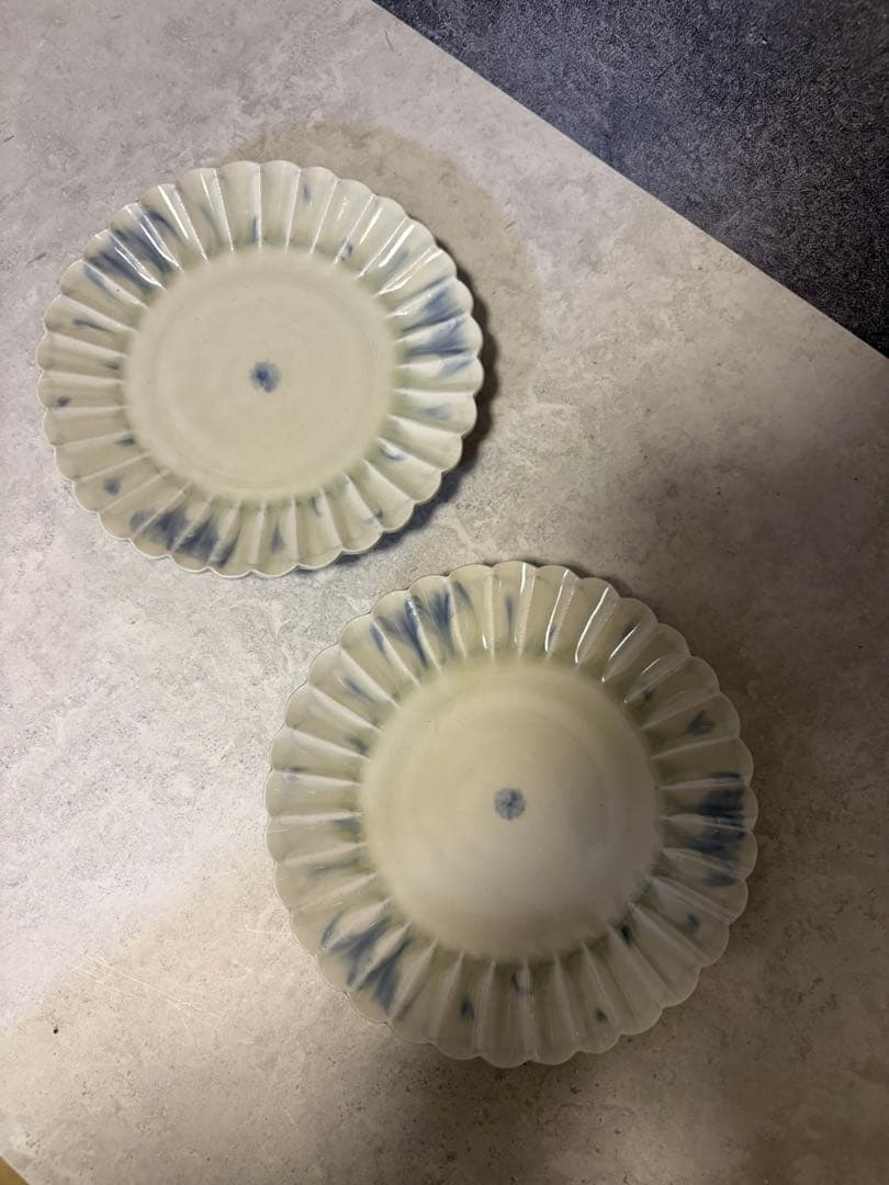 鈴木まどかさん　皿　安南手　白磁　16cm