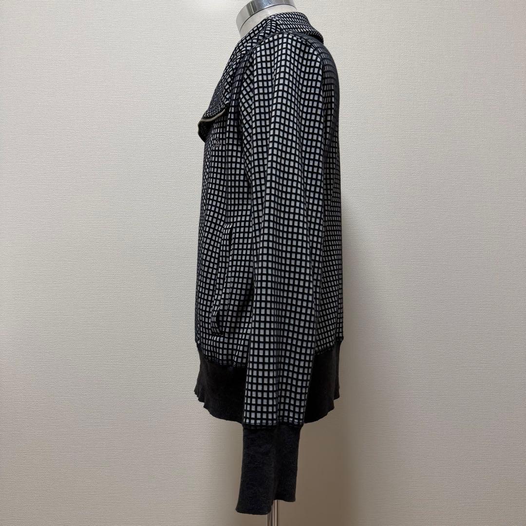 ヴィヴィアンウエストウッドマン　ブルゾン　オーブ刺繍　変形　アシメ　チェック　M