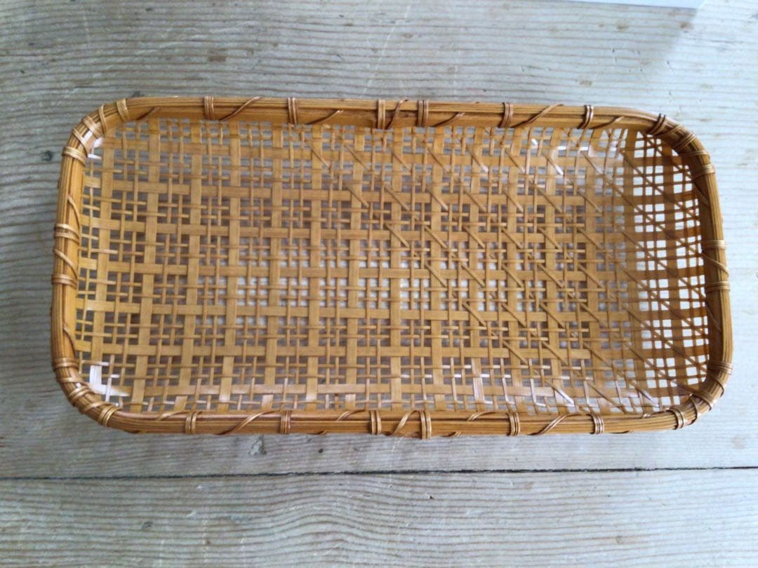 ⭕️⭕️【新品未使用】榎本千冬　竹工芸 おしぼり入れ 三谷龍二⭕️⭕️