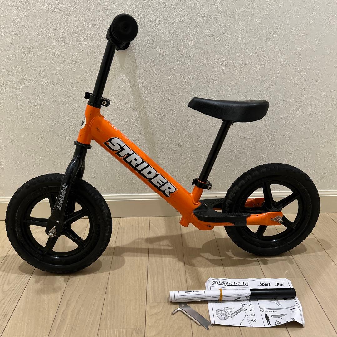STRIDER バランスバイク スポーツモデル　オレンジ　12インチ