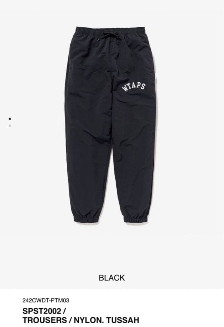 パンツ WTAPS SPST2002 / NYLON. TUSSAH BLACK 04