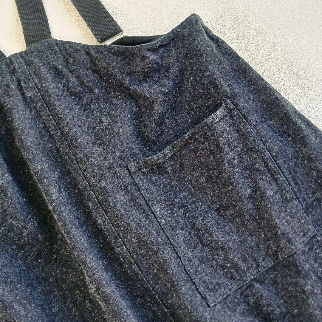 ネストローブ　upcyclelino　デニムジャンパースカート　デッキスカート