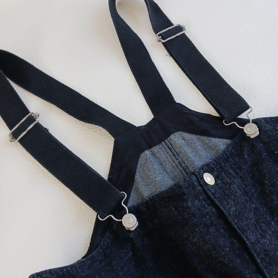 ネストローブ　upcyclelino　デニムジャンパースカート　デッキスカート