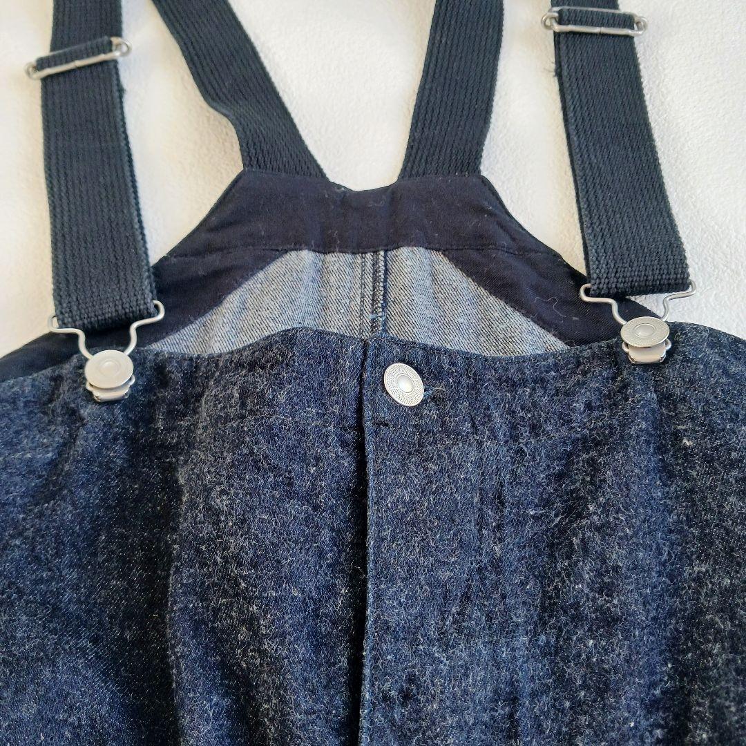 ネストローブ　upcyclelino　デニムジャンパースカート　デッキスカート