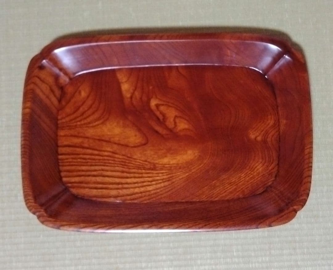 欅拭漆木瓜盆(けやきふきうるしもっこうぼん)