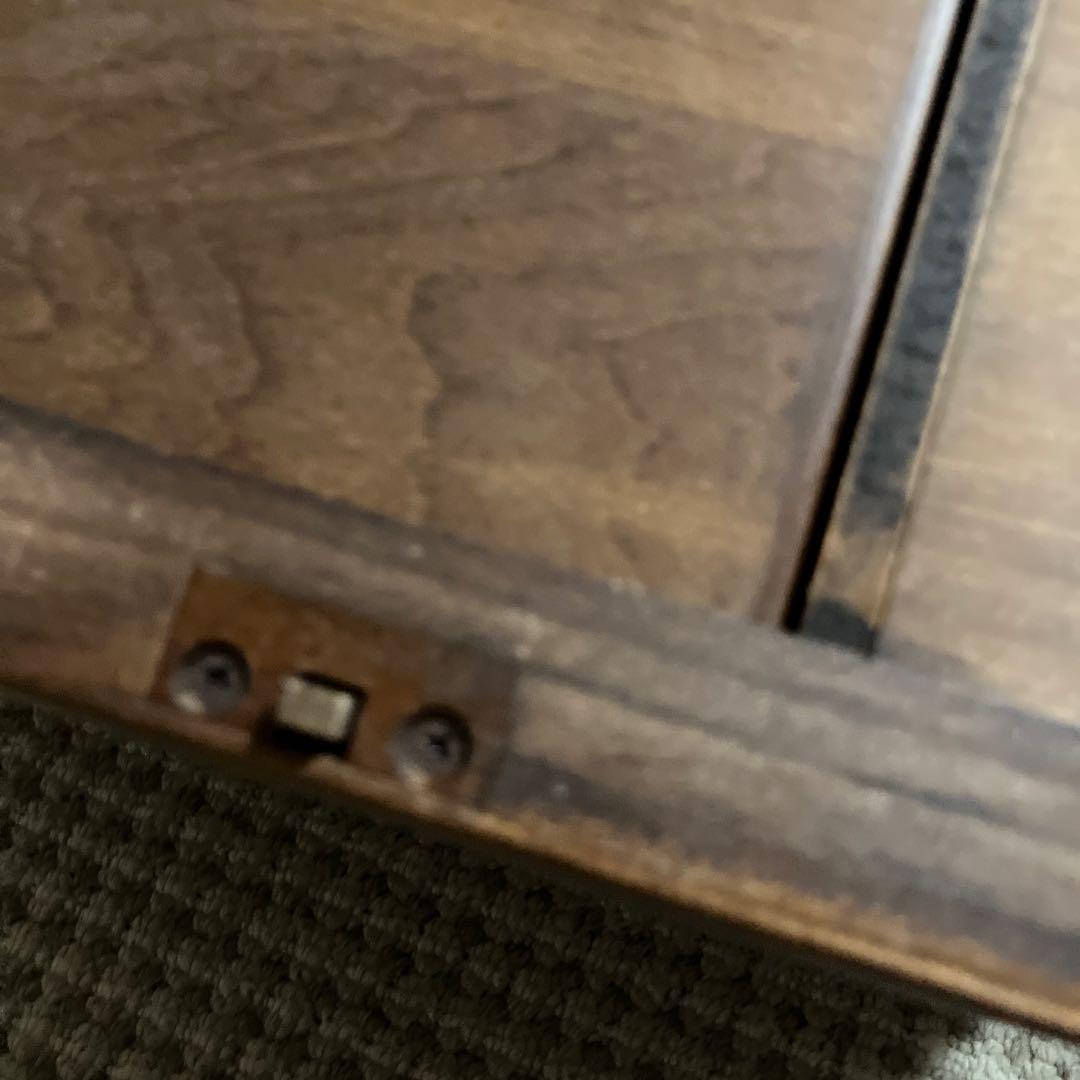 木製収納ボックス 取手と引き出し付き　豊岡クラフト