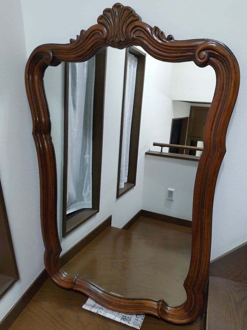 希少 ビッグサイズ 大型ミラー 高さ1260mm カロライナ・ミラー社 送料無料