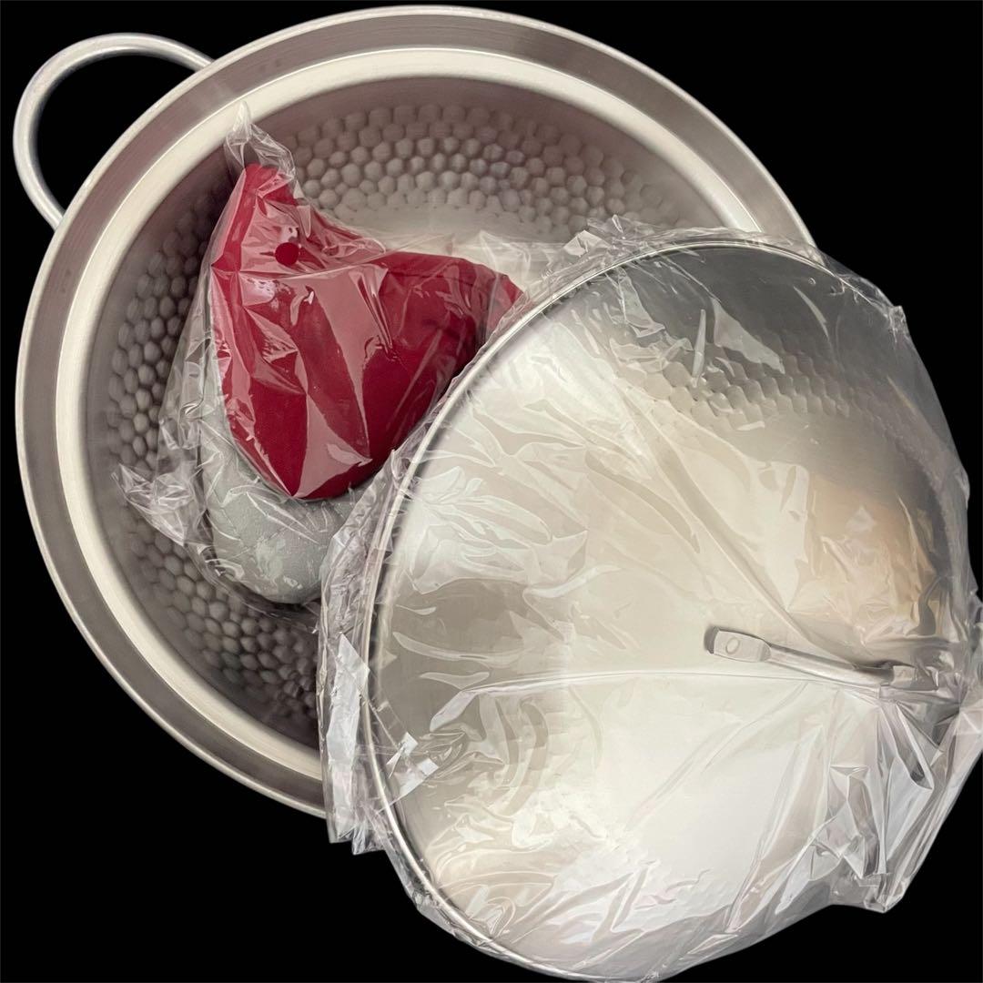 肴七味 日本製　ステンレス　卓上鍋　24cm 新潟県燕市　ミトン付き