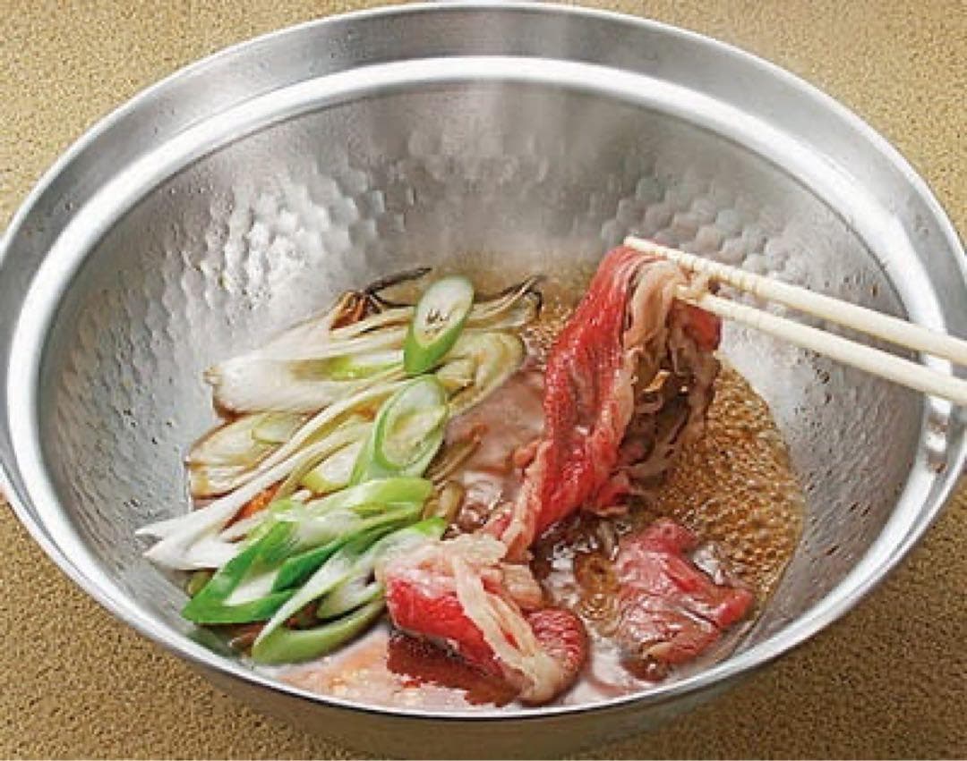 肴七味 日本製　ステンレス　卓上鍋　24cm 新潟県燕市　ミトン付き