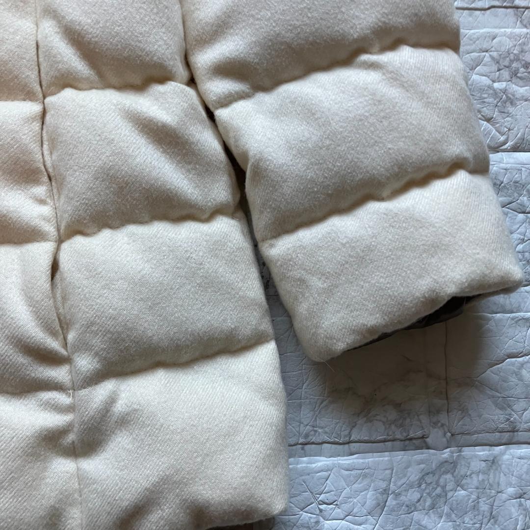 美品◎HERNO ダウン PIACENZA カシミヤ シルク フォックスファー