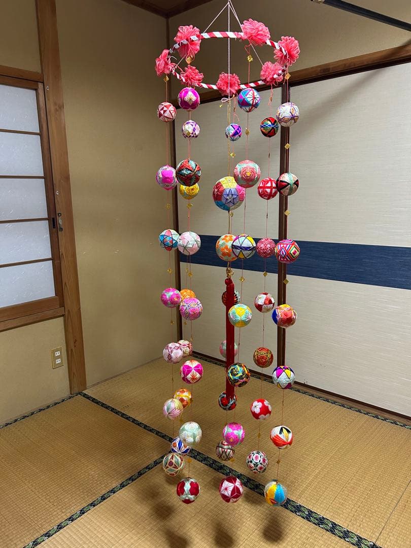 【柳川まり】特大160cm 柳川さげもん 吊るし雛 吊るし飾り 縁起物 一点もの