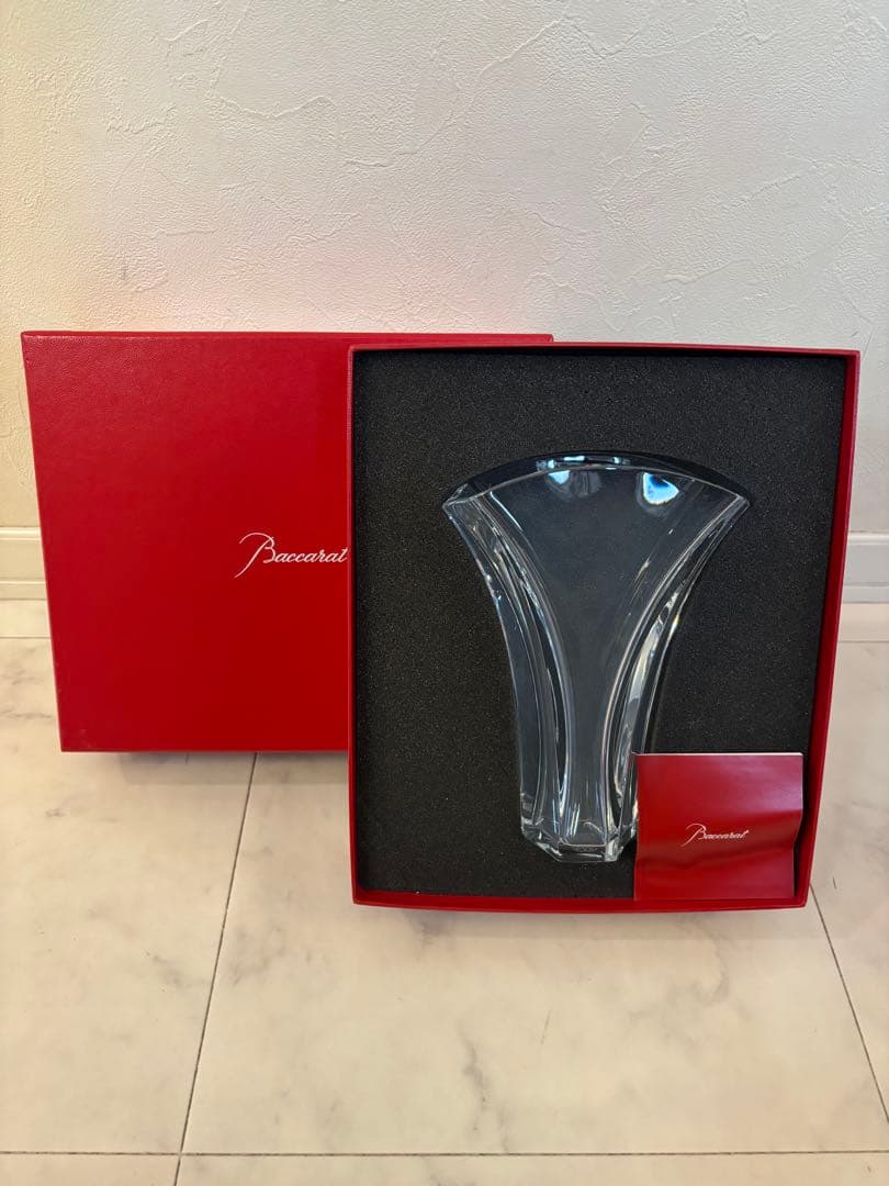Baccarat バカラ ギンコ 花瓶 高さ約18cm