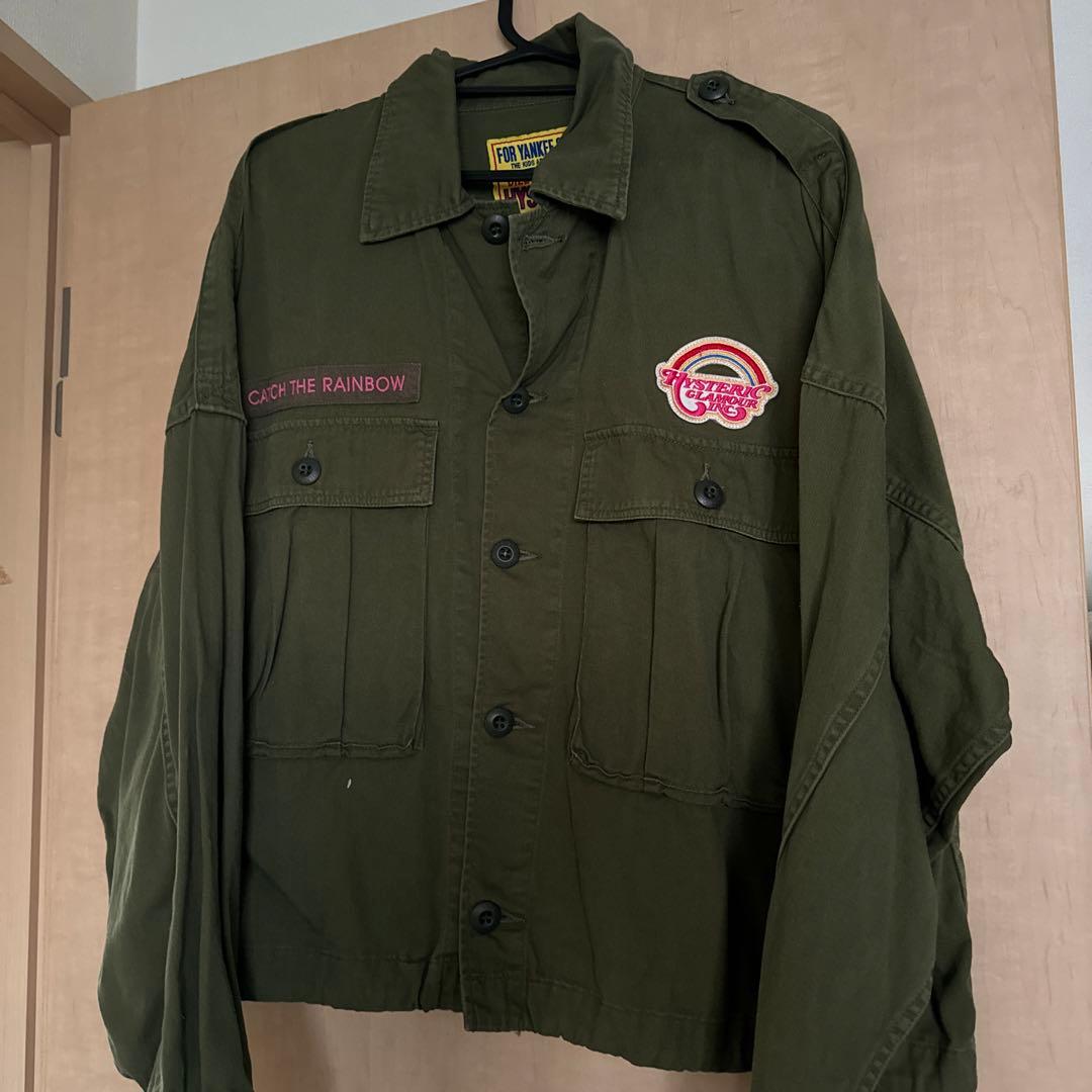 ヒステリックグラマー　ミリタリー　ジャケット