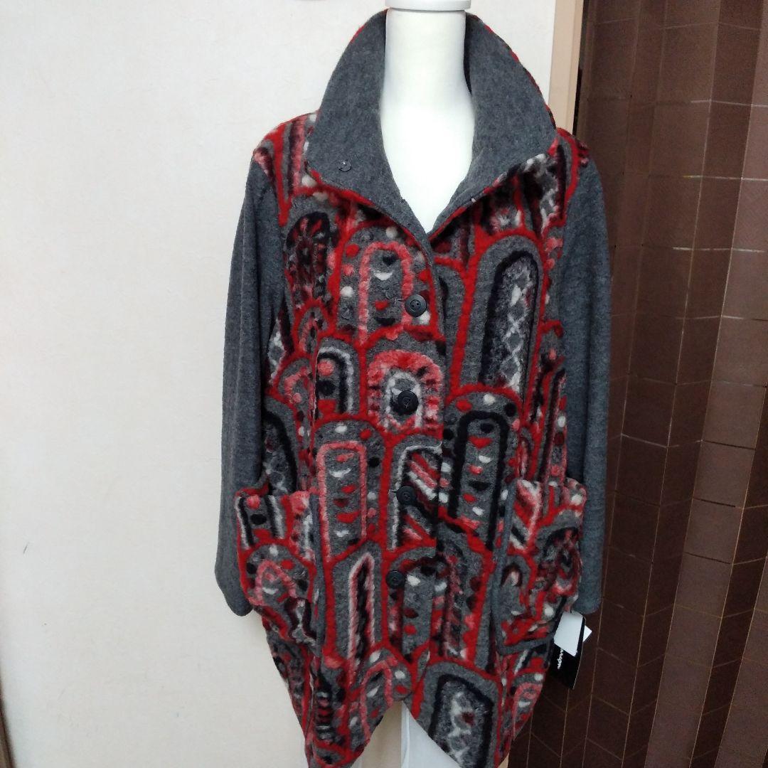 ※専用です※ ジェニーギャルソン コクーンハーフコート (レッド系)