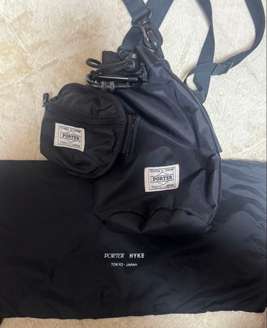 バッグ 23ss HYKE PORTER BONSAC MINI & COIN CASE