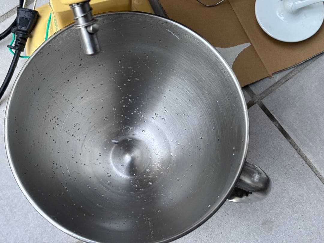 KitchenAidプロフェッショナルミキサー厨房KSM(150)MY 動作品