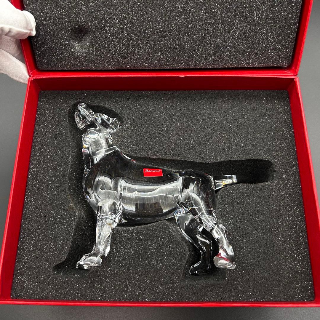 【新品・未使用級】バカラ クリスタル ラブラドール　フィギュアリン　犬　ドッグ