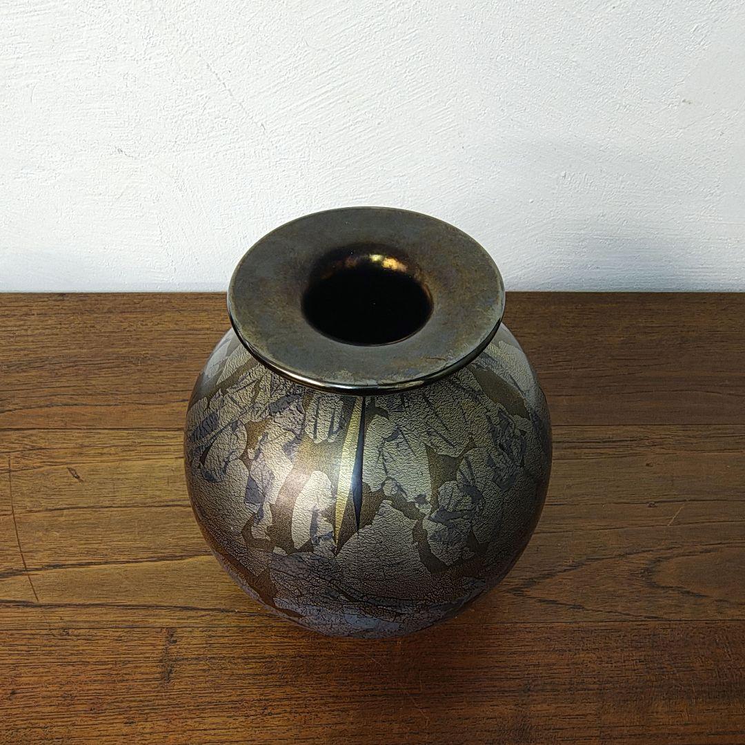 英国【MICHAEL HARRIS】ガラス 花瓶 フラワーベース