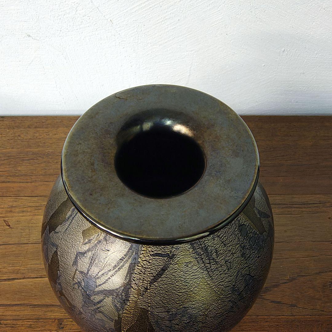 英国【MICHAEL HARRIS】ガラス 花瓶 フラワーベース