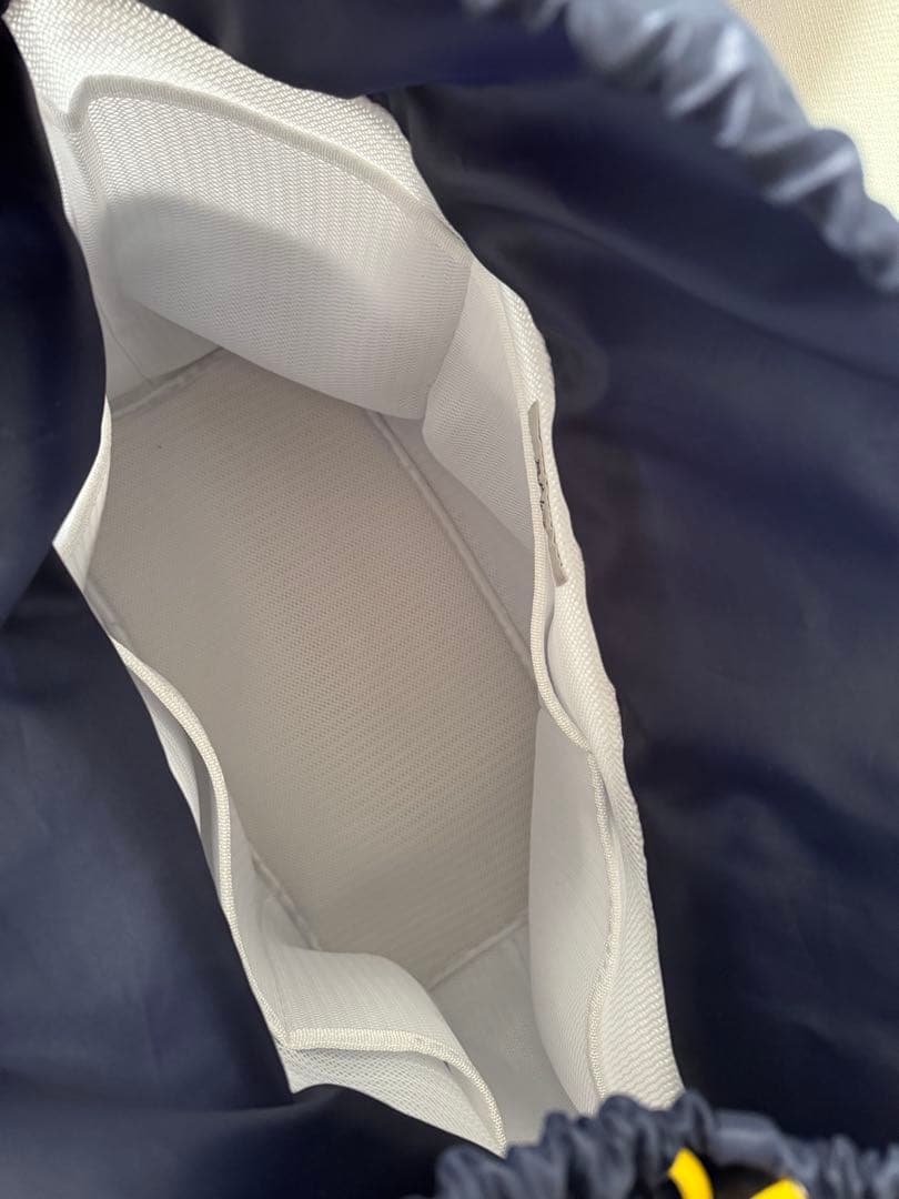 【新品タグ付き】Russeluno ゴルフバッグ メッシュ ホワイト/ネイビー