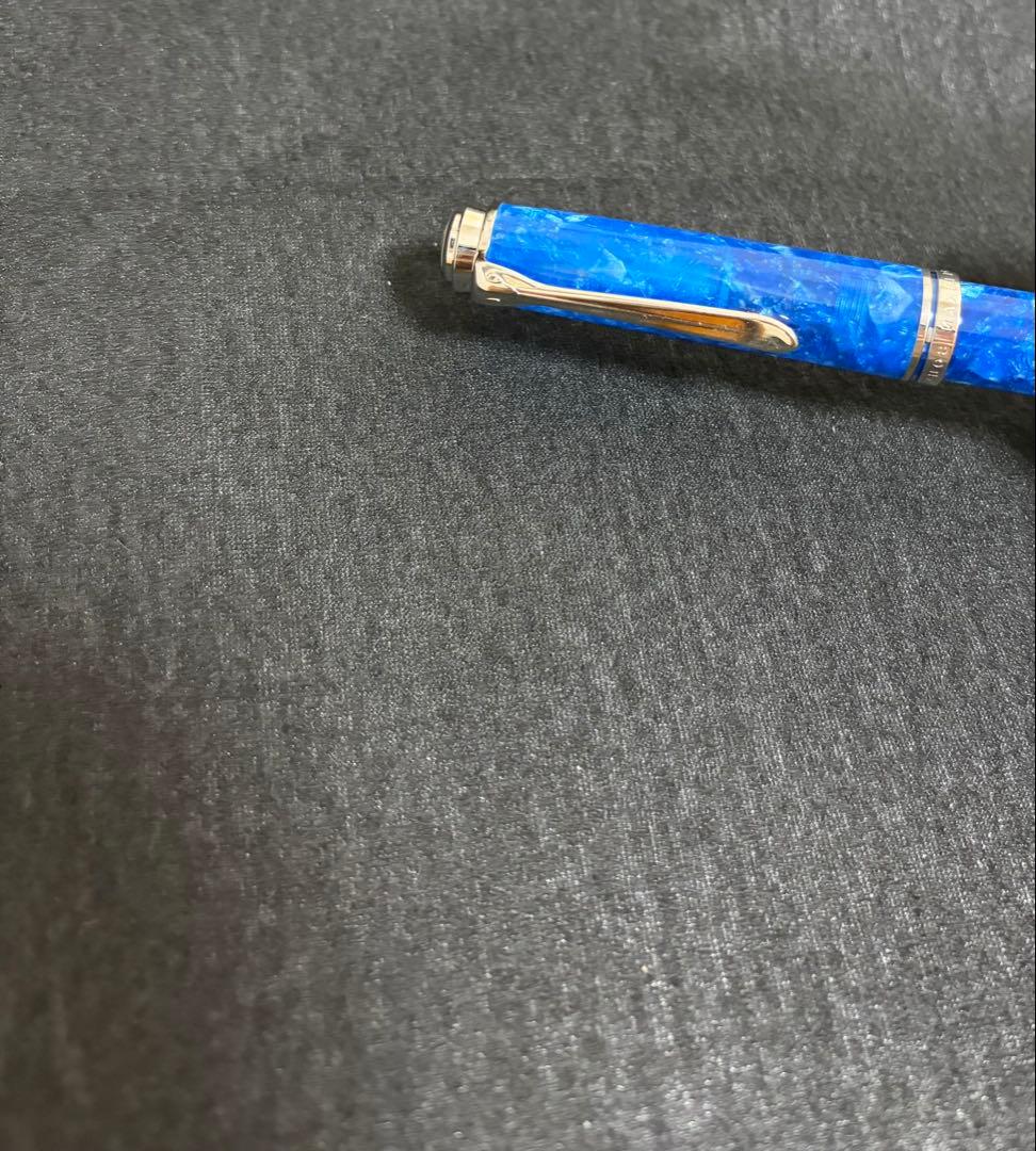 Pelikan ペリカン 万年筆 スーベレーンM805 ヴァイブラントブルー F