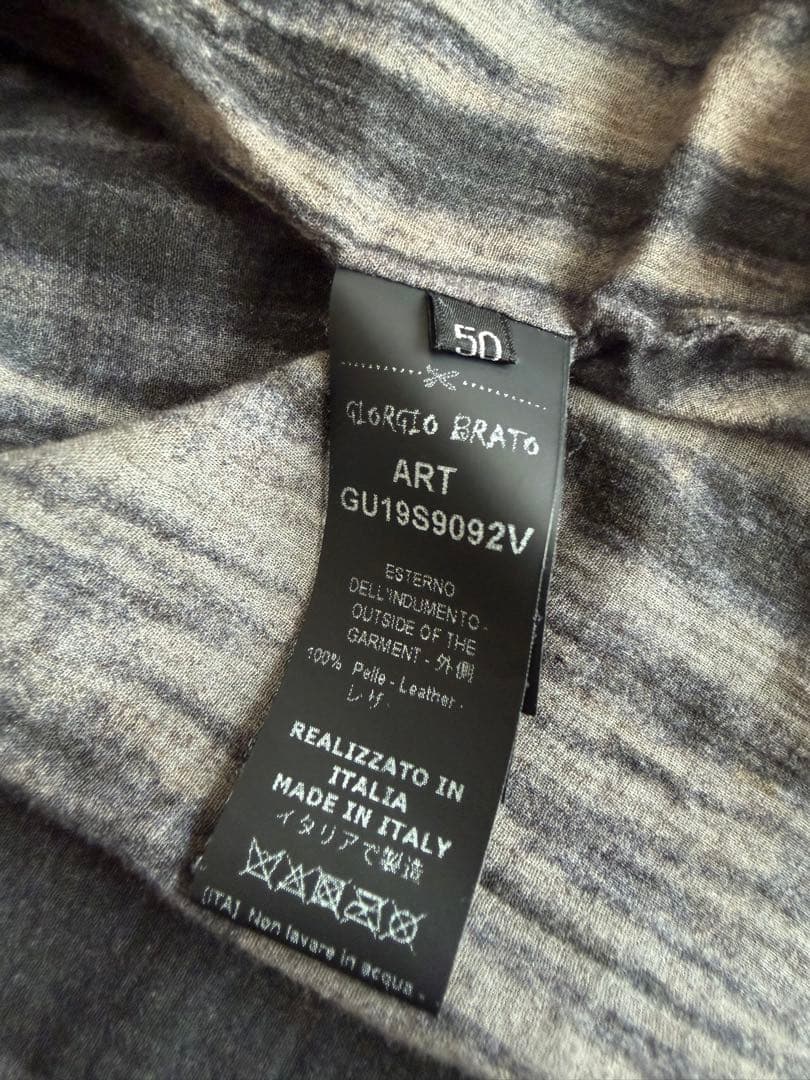 Giorgio Brato ジョルジオブラット シングルライダース ラムレザー